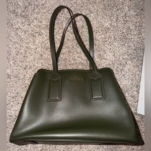 The Marc Jacob Editor Olive Green Leather Tote Bag
